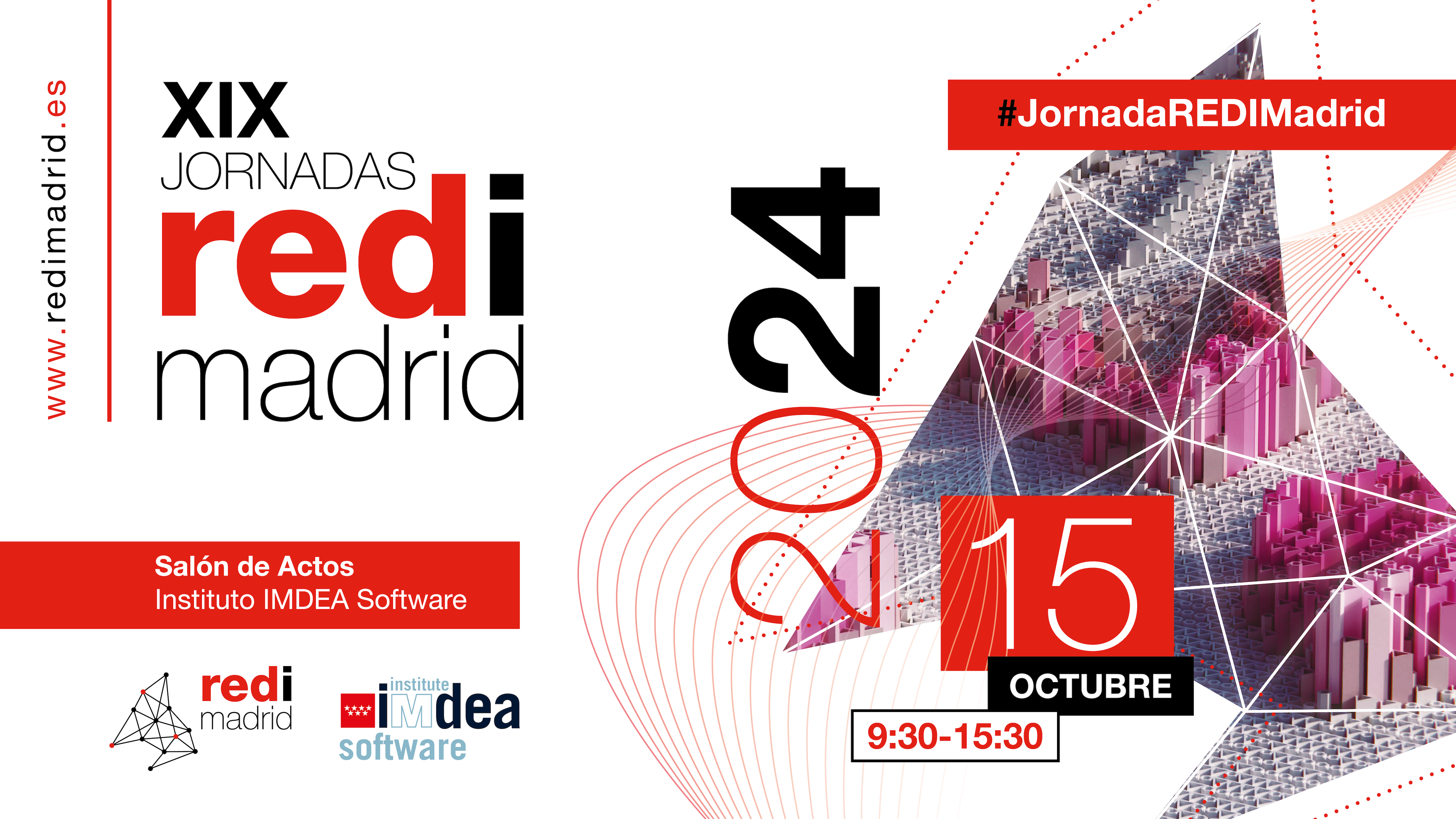 Cartel Jornadas RediMadrid 2024